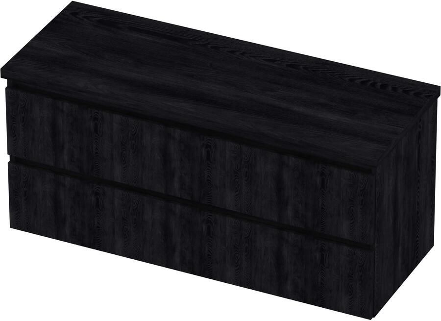 Proline Deck Badmeubelset Symmetrisch Gefreesd 120x46x55 cm Charcoal Oak