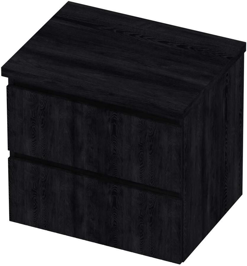 Proline Deck Badmeubelset Symmetrisch Gefreesd 60x46x55 cm Charcoal Oak