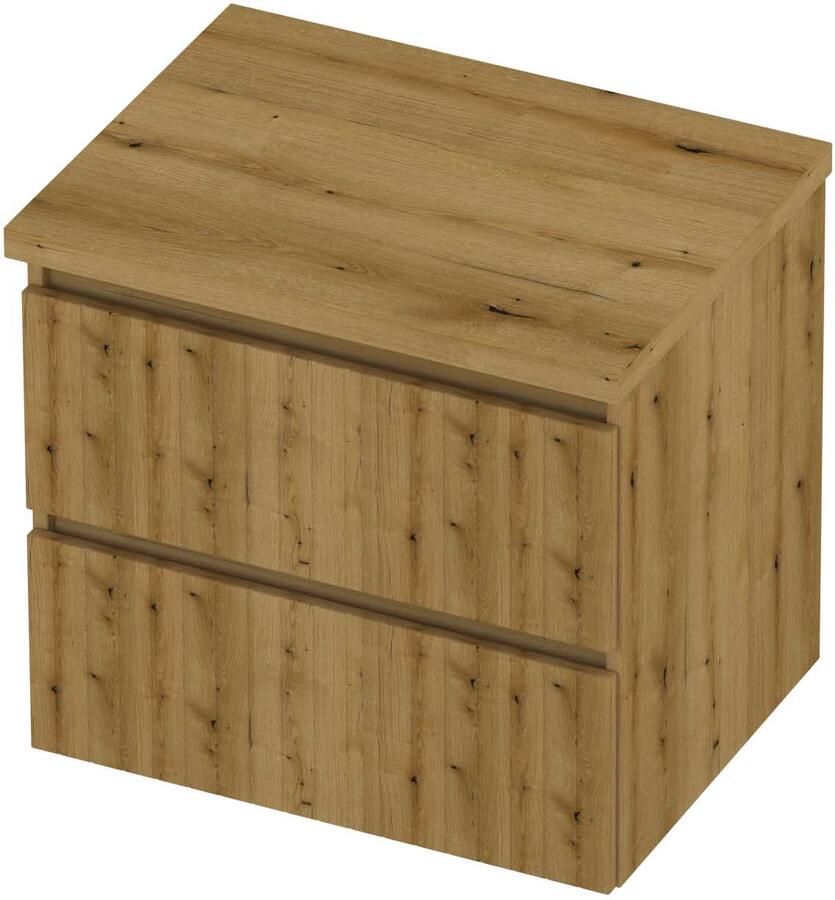 Proline Deck Badmeubelset Symmetrisch Gefreesd 60x46x55 cm Urban Oak