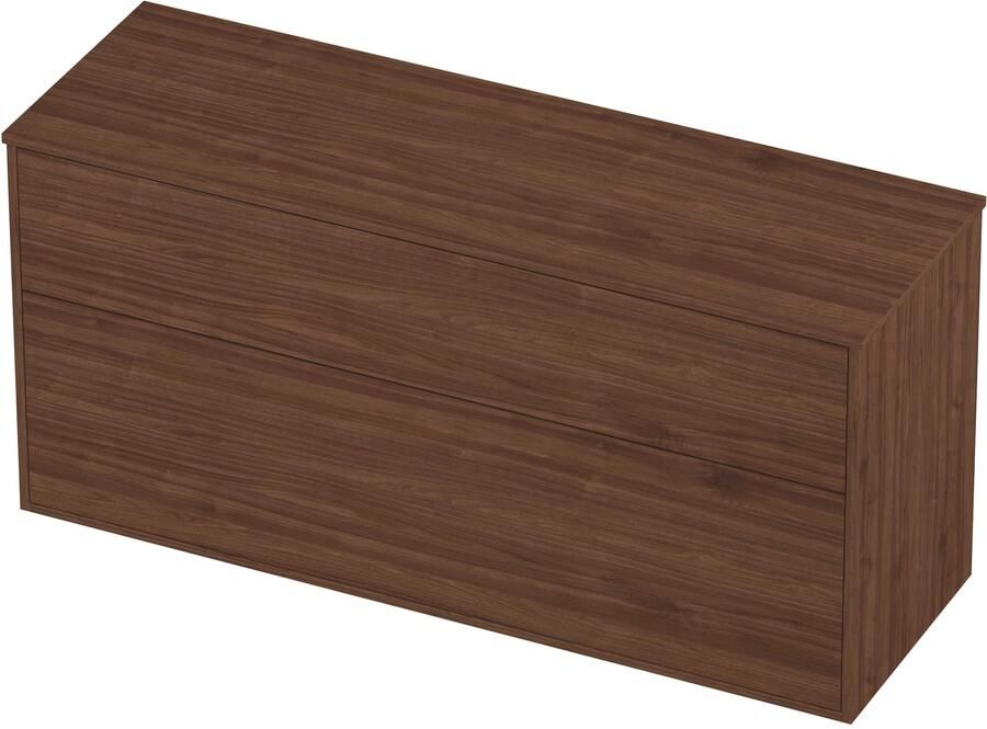 Proline Deck Badmeubelset Voor Grepen Asymmetrisch Kader 140x46x67 cm Indian Walnut