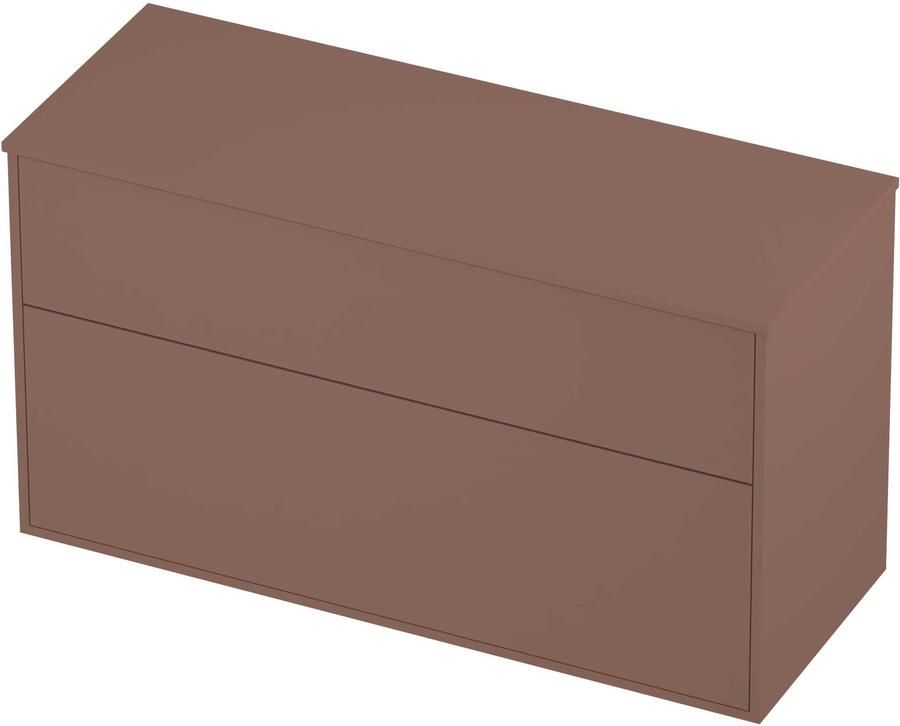 Proline Deck Badmeubelset Voor Grepen Asymmetrisch Kader 2 Laden 120x46x67 cm Beauty Blush