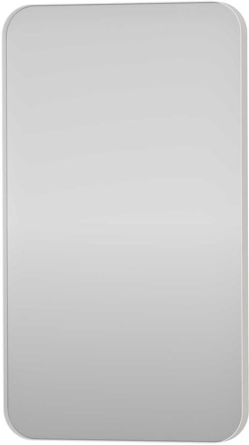 Proline Donna Spiegel Rond Kader 40x4x70 cm Mat Wit
