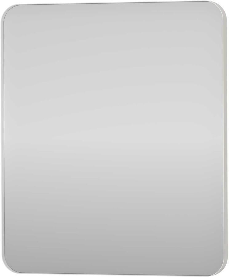 Proline Donna Spiegel Rond Kader 60x4x70 cm Mat Wit