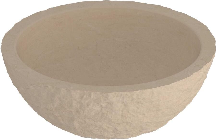 Proline Flint 40 Waskom Hardsteen Rond 40x40x15 cm Sand Stone