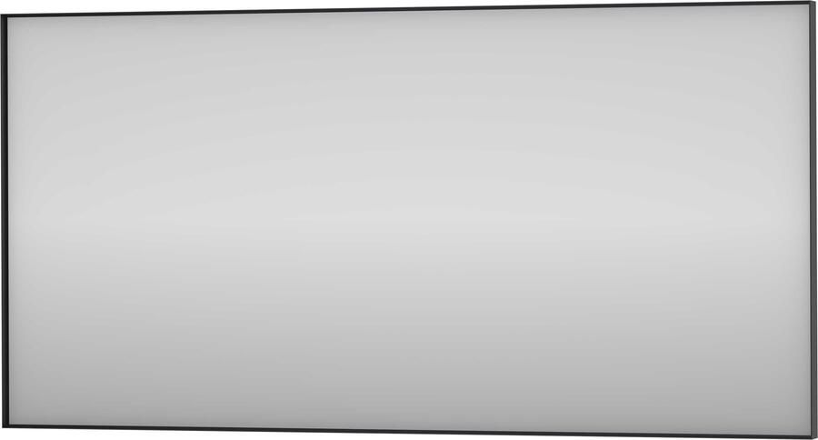 Proline Framed Spiegel Rechthoek Verzonken In Kader Optioneel 120x4x60 cm Mat Zwart