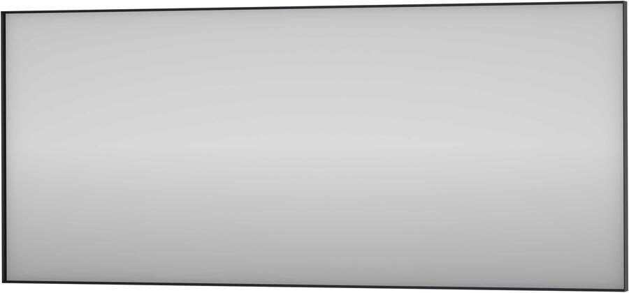 Proline Framed Spiegel Rechthoek Verzonken In Kader Optioneel 140x4x60 cm Mat Zwart