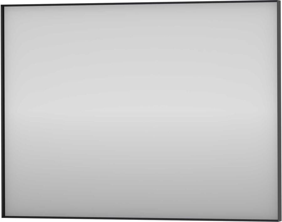 Proline Framed Spiegel Rechthoek Verzonken In Kader Optioneel 80x4x60 cm Mat Zwart