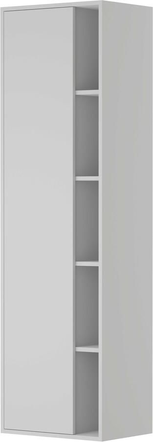 Proline Hoge Kast 1 Deur 45x35x169 cm Mat White