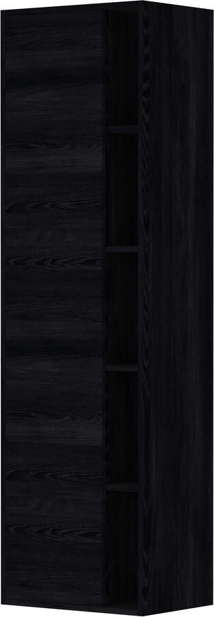 Proline Hoge Kast 1 Deur Links 45x35x169 cm Black Oak