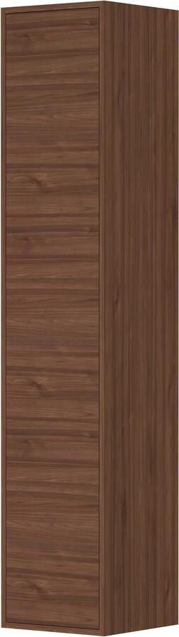 Proline Hoge Kast 1 Deur Push-To-Open 35x35x169 cm Indian Walnut