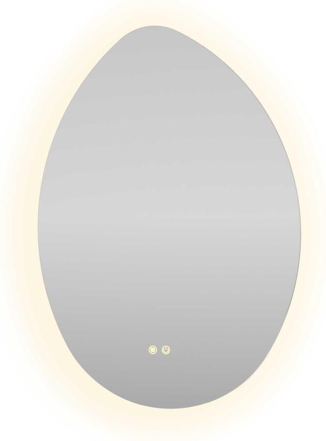 Proline Limone Spiegel Organisch LED Frame 50x3x70 cm Spiegel