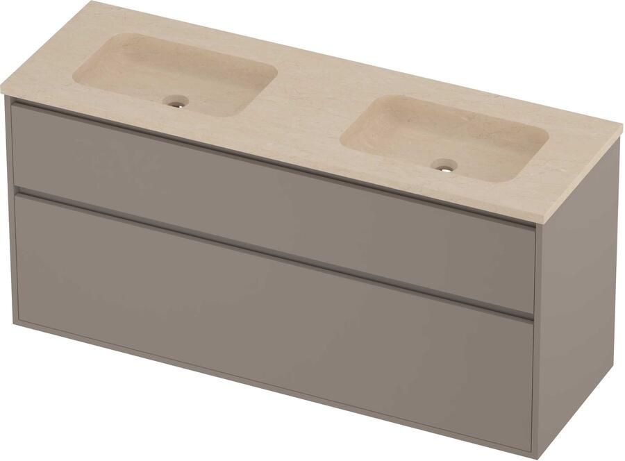 Proline Rollo Badmeubelset Hardsteen Elegant 140x46x67 cm Sand Stone Clay Beige