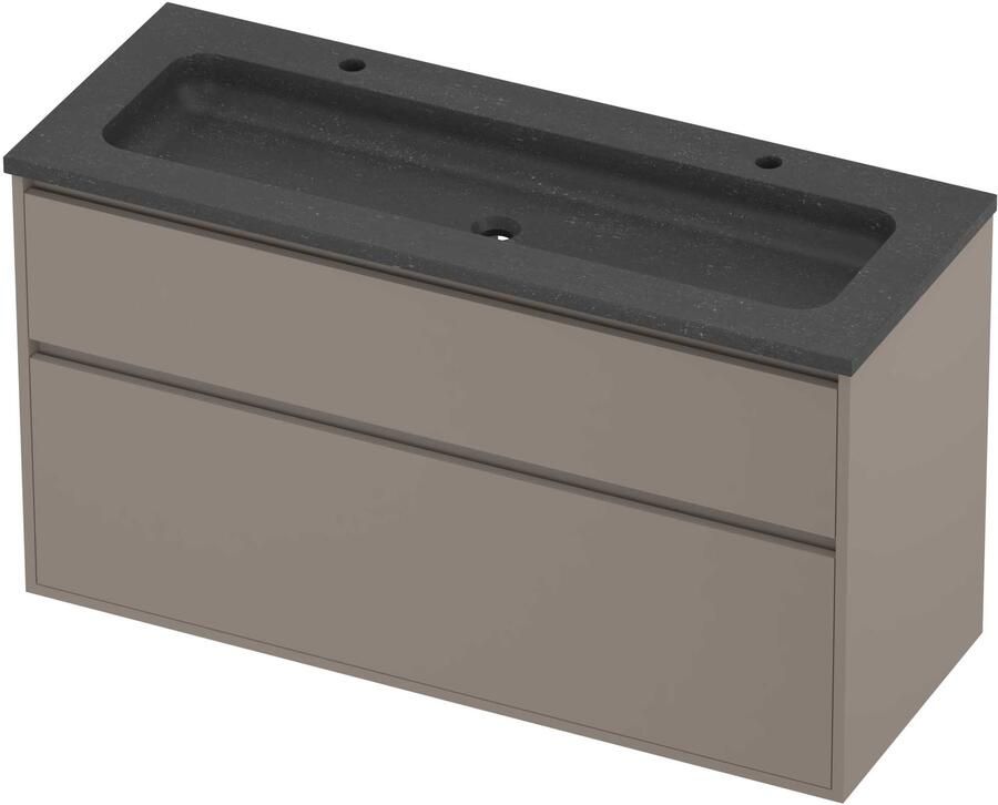 Proline Rollo Badmeubelset Hardsteen Elegant 2 Gaten 120x46x67 cm Blue Stone Clay Beige