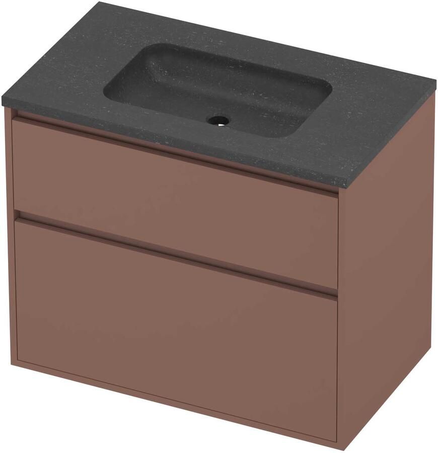 Proline Rollo Badmeubelset Hardsteen Elegant 80x46x67 cm Blue Stone Beauty Blush