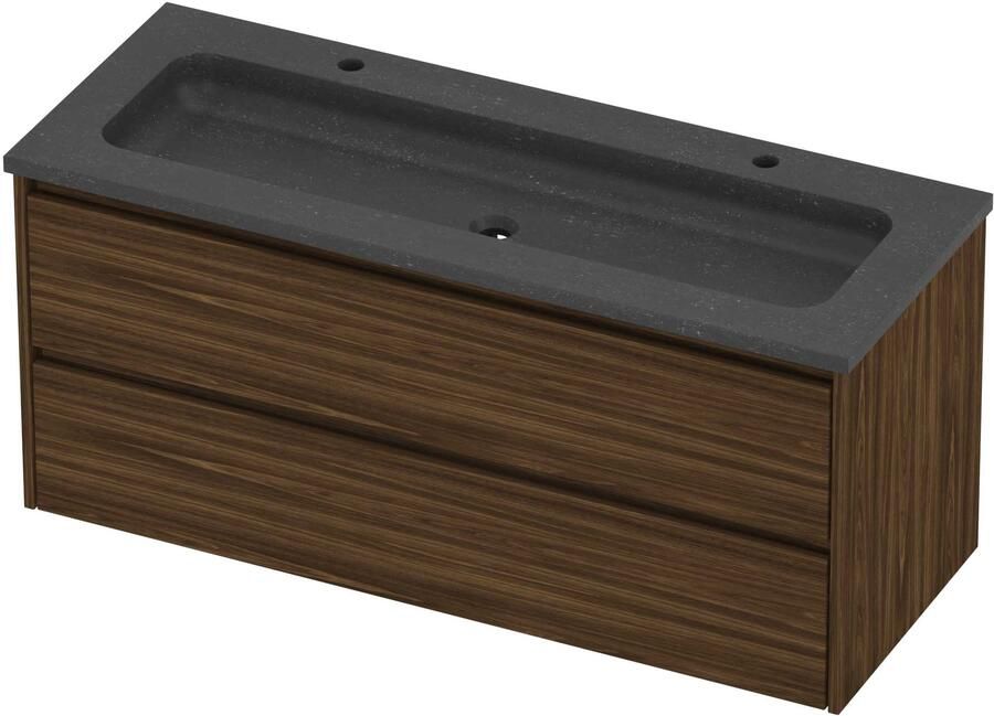 Proline Rollo Badmeubelset Hardsteen Elegant Centraal 120x46x54 cm Blue Stone Cabana Oak