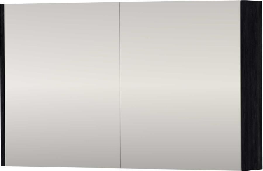 Proline SPK Comfort Spiegelkast Dubbelzijdig 100x14x60 cm Black Oak
