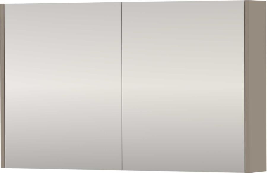 Proline SPK Comfort Spiegelkast Dubbelzijdig 100x14x60 cm Clay Beige