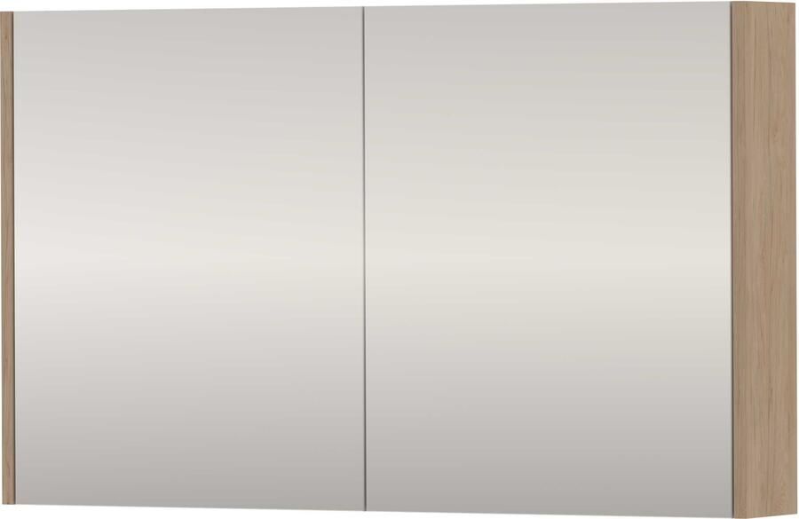 Proline SPK Comfort Spiegelkast Dubbelzijdig 100x14x60 cm Ideal Oak
