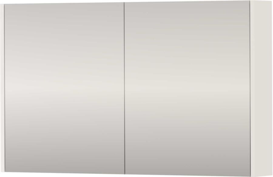 Proline SPK Comfort Spiegelkast Dubbelzijdig 100x14x60 cm SPKC100MW Mat White