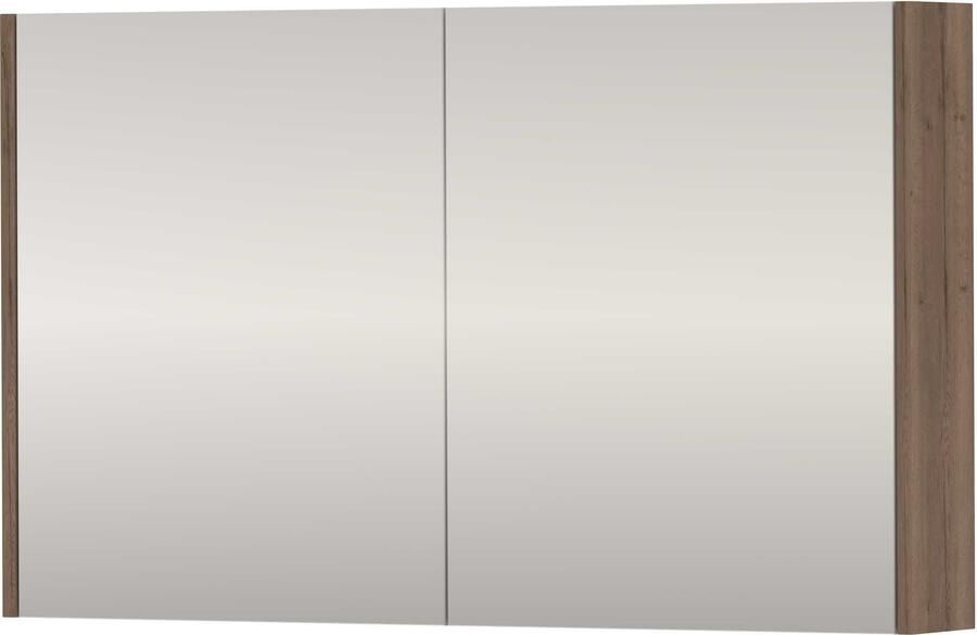 Proline SPK Comfort Spiegelkast Dubbelzijdig 100x14x60 cm Terra Oak