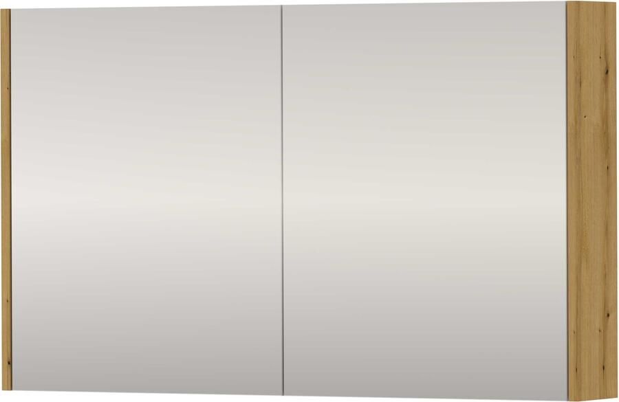 Proline SPK Comfort Spiegelkast Dubbelzijdig 100x14x60 cm Urban Oak
