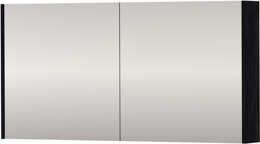 Proline SPK Comfort Spiegelkast Dubbelzijdig 120x14x60 cm Charcoal Oak