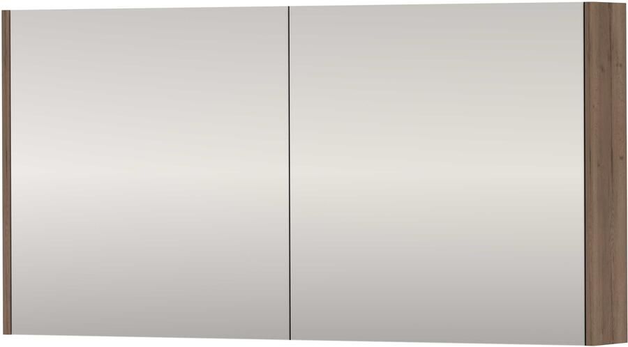 Proline SPK Comfort Spiegelkast Dubbelzijdig 120x14x60 cm Terra Oak