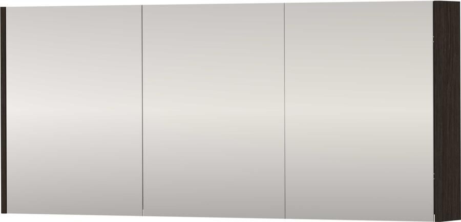 Proline SPK Comfort Spiegelkast Dubbelzijdig 140x14x60 cm Mokka Oak