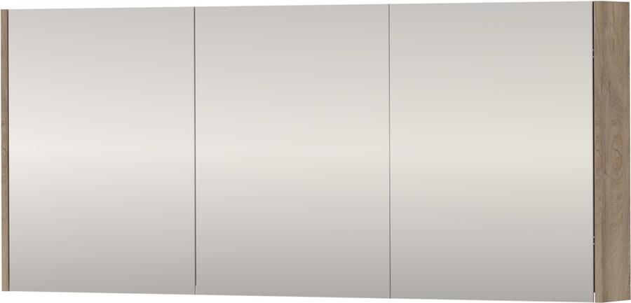 Proline SPK Comfort Spiegelkast Dubbelzijdig 140x14x60 cm Raw Oak