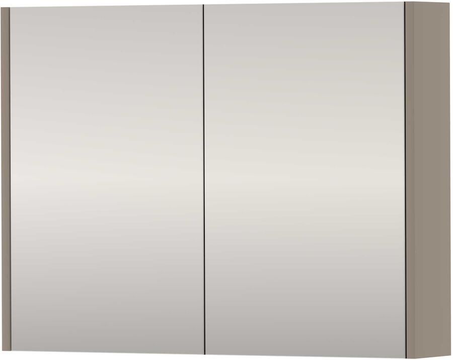 Proline SPK Comfort Spiegelkast Dubbelzijdig 80x14x60 cm Clay Beige