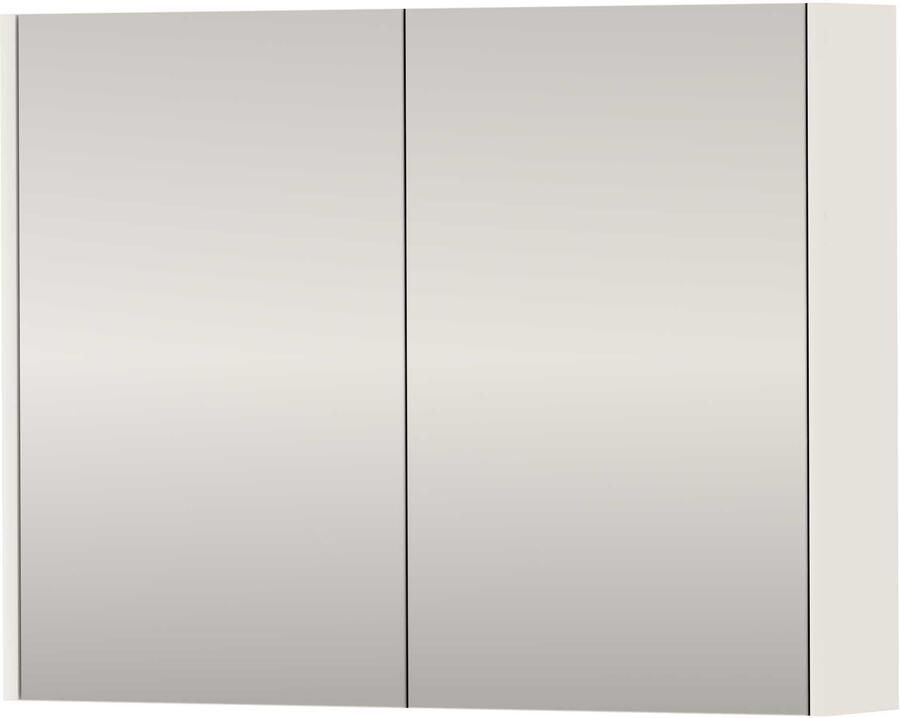 Proline SPK Comfort Spiegelkast Dubbelzijdig 80x14x60 cm Ice White