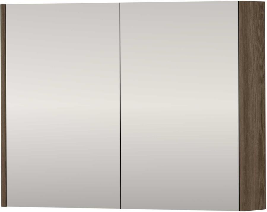 Proline SPK Comfort Spiegelkast Dubbelzijdig 80x14x60 cm Vital Oak