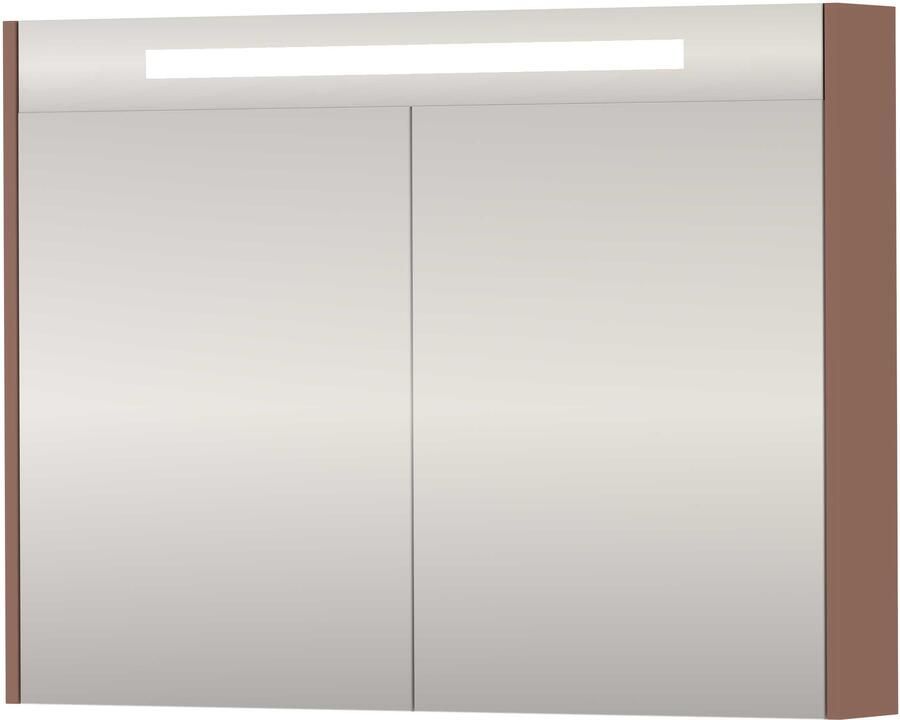 Proline SPK Premium Spiegelkast LED 100x14x74 cm Beauty Blush