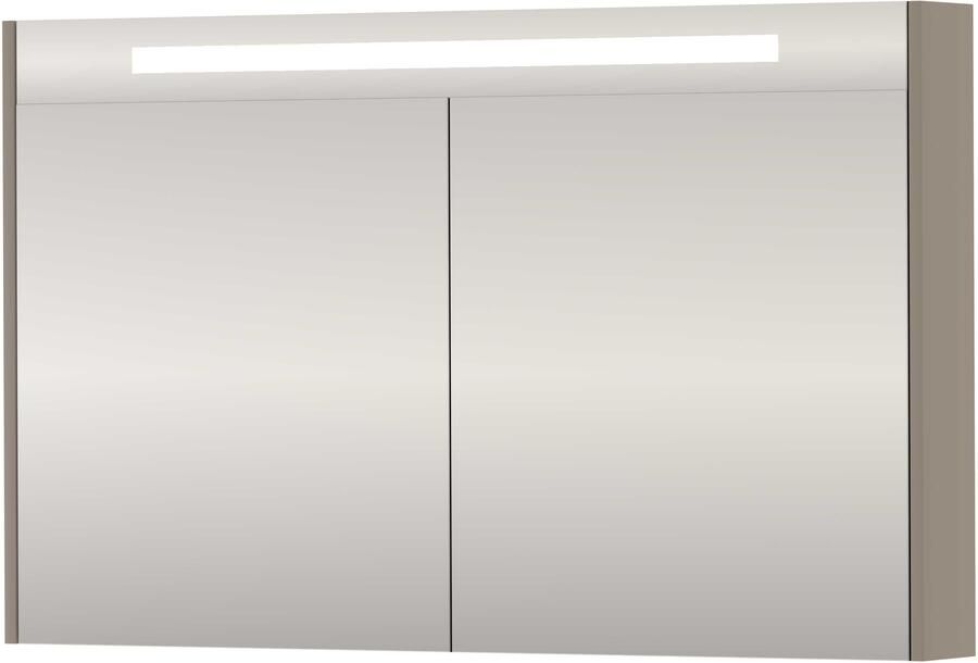 Proline SPK Premium Spiegelkast LED 120x14x74 cm Clay Beige