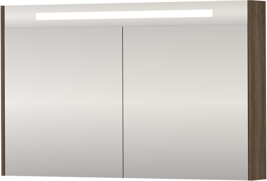 Proline SPK Premium Spiegelkast LED 120x14x74 cm Vital Oak
