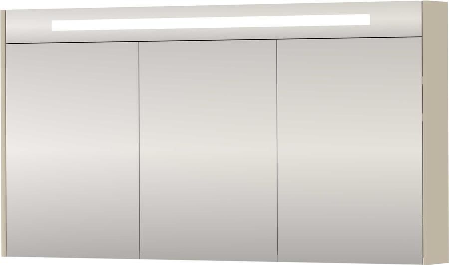 Proline SPK Premium Spiegelkast LED 140x14x74 cm Soft Linen