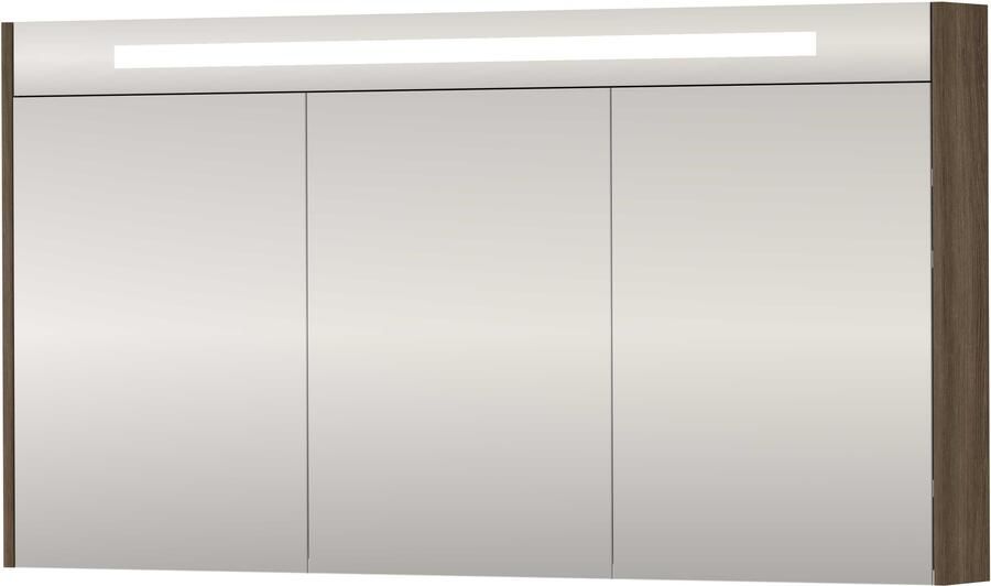Proline SPK Premium Spiegelkast LED 140x14x74 cm Vital Oak