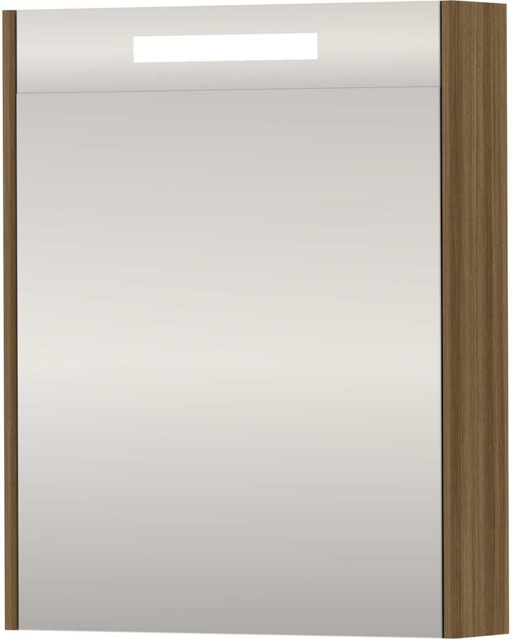 Proline SPK Premium Spiegelkast LED 60x14x74 cm Caramel Walnut