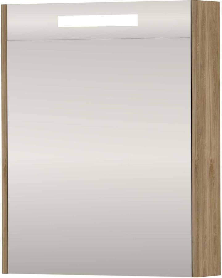 Proline SPK Premium Spiegelkast LED 60x14x74 cm Cider Oak