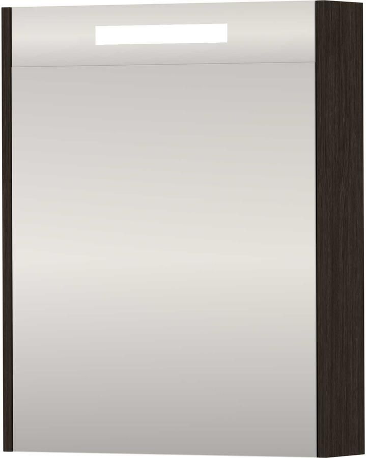 Proline SPK Premium Spiegelkast LED 60x14x74 cm Mokka Oak
