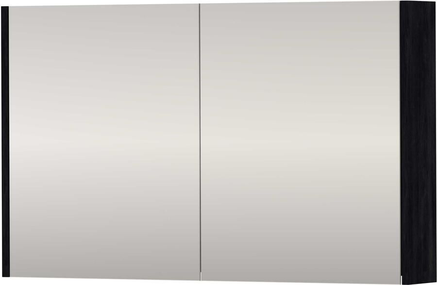 Proline SPK Xcellent Spiegelkast Dubbelzijdig 100x14x60 cm Black Oak