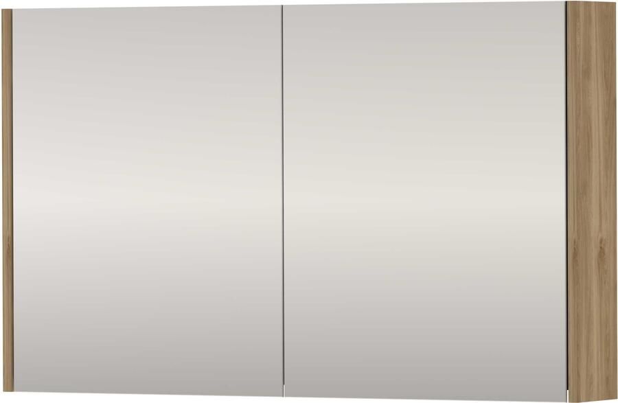 Proline SPK Xcellent Spiegelkast Dubbelzijdig 100x14x60 cm Cider Oak