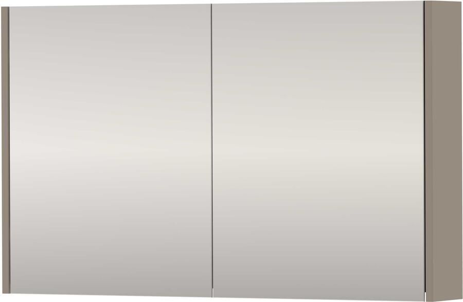 Proline SPK Xcellent Spiegelkast Dubbelzijdig 100x14x60 cm Clay Beige