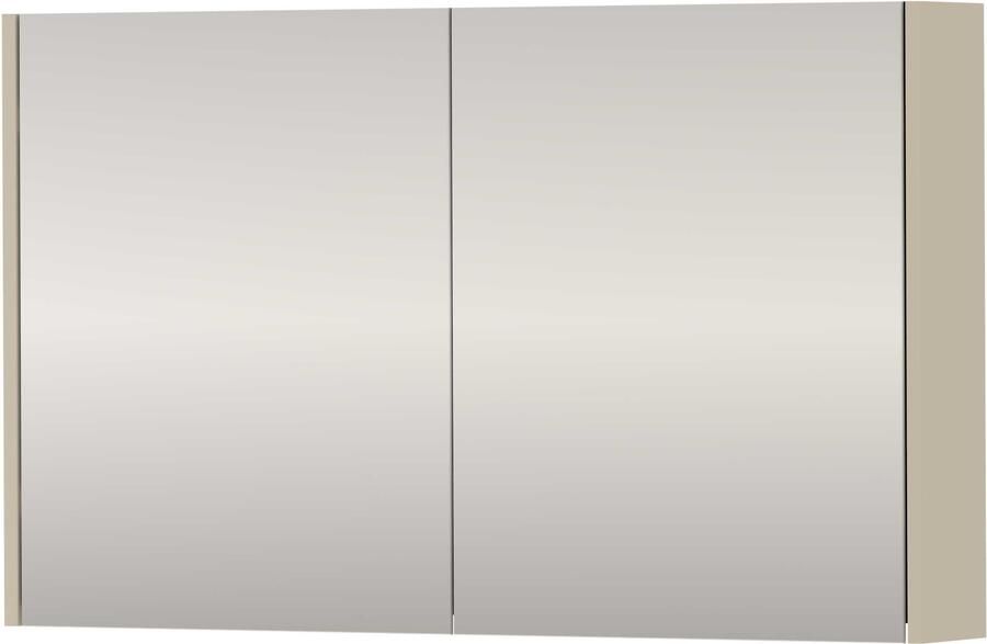 Proline SPK Xcellent Spiegelkast Dubbelzijdig 100x14x60 cm Soft Linen