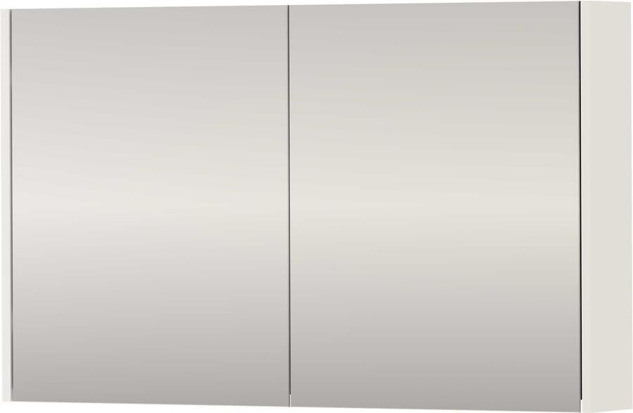 Proline SPK Xcellent Spiegelkast Dubbelzijdig 100x14x60 cm SPKX100MW Mat White