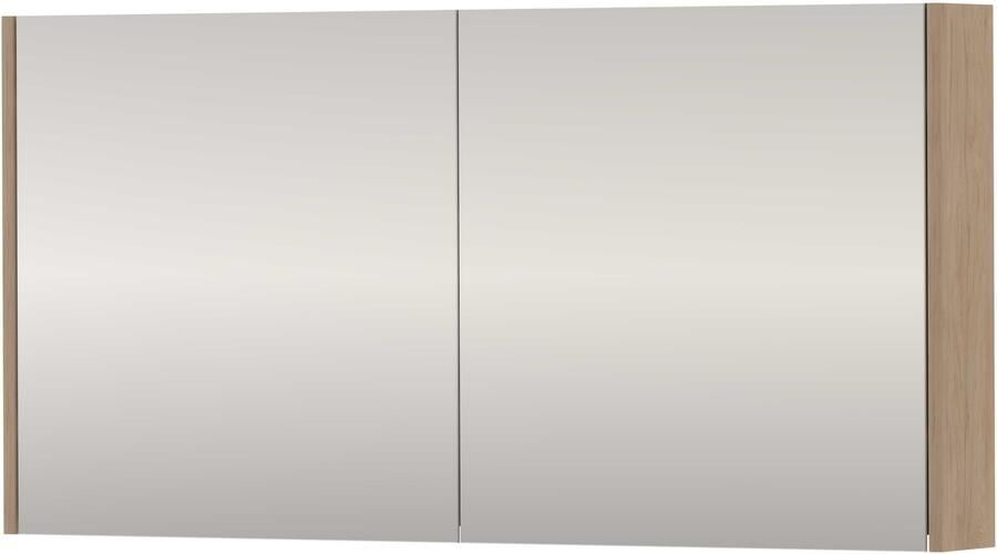Proline SPK Xcellent Spiegelkast Dubbelzijdig 120x14x60 cm Ideal Oak