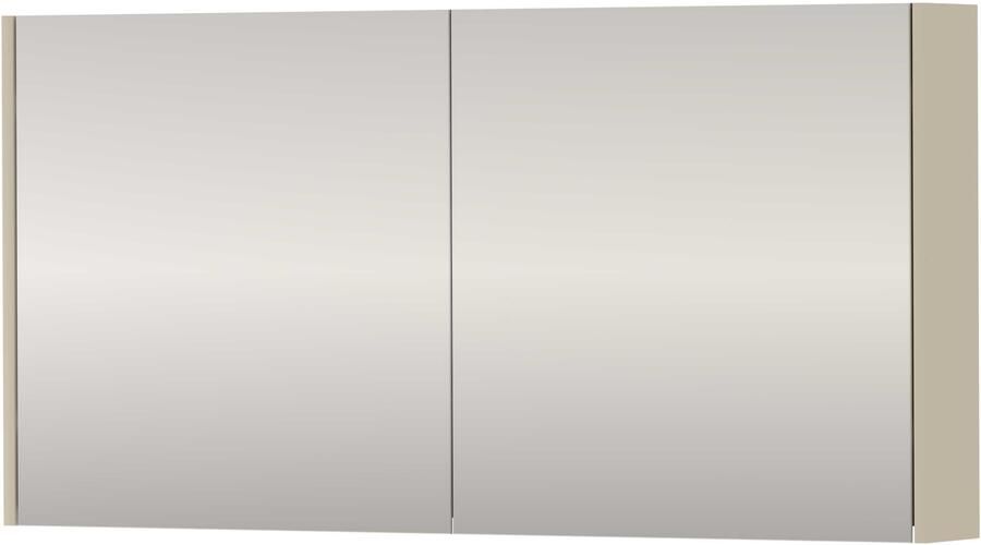 Proline SPK Xcellent Spiegelkast Dubbelzijdig 120x14x60 cm Soft Linen