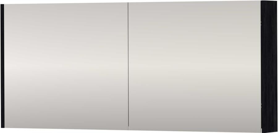 Proline SPK Xcellent Spiegelkast Dubbelzijdig 140x14x60 cm Black Oak