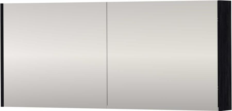 Proline SPK Xcellent Spiegelkast Dubbelzijdig 140x14x60 cm Charcoal Oak