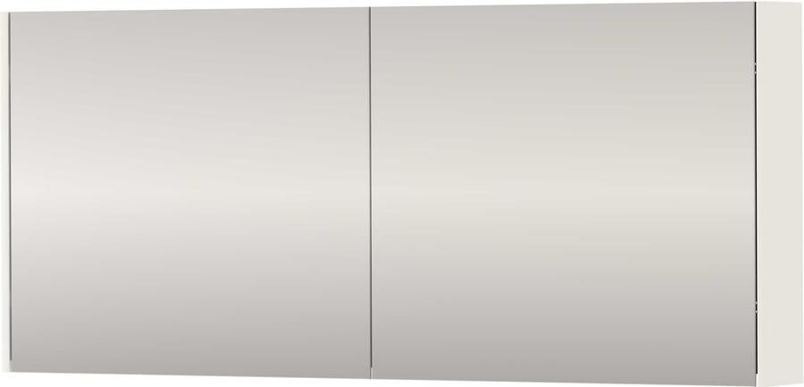 Proline SPK Xcellent Spiegelkast Dubbelzijdig 140x14x60 cm Hoogglans Wit